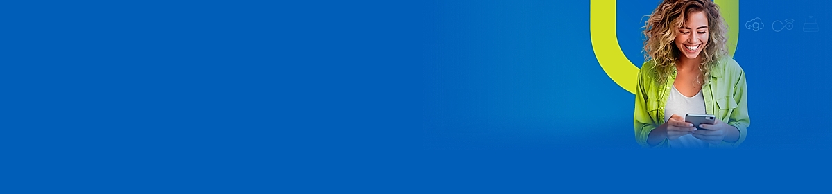 Imagem promocional da Gigalink com destaque para internet fibra óptica